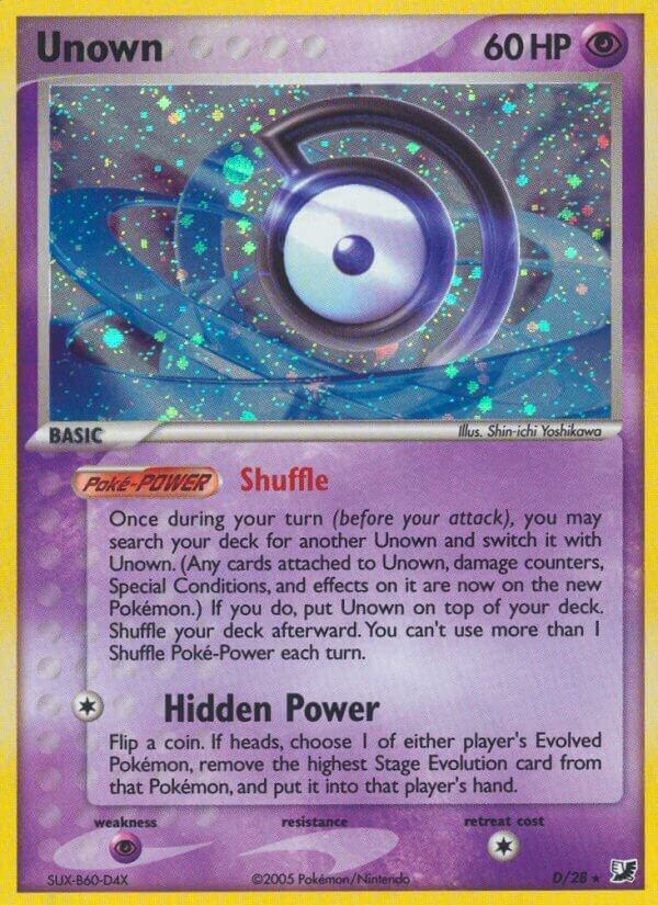 Unown (D) | EX Unseen Forces #D/28