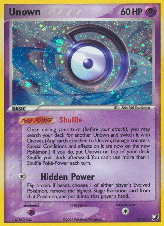 Unown (D) | EX Unseen Forces #D/28