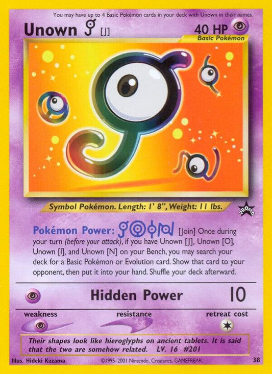 Unown [J] | WoTC Promo #38/53