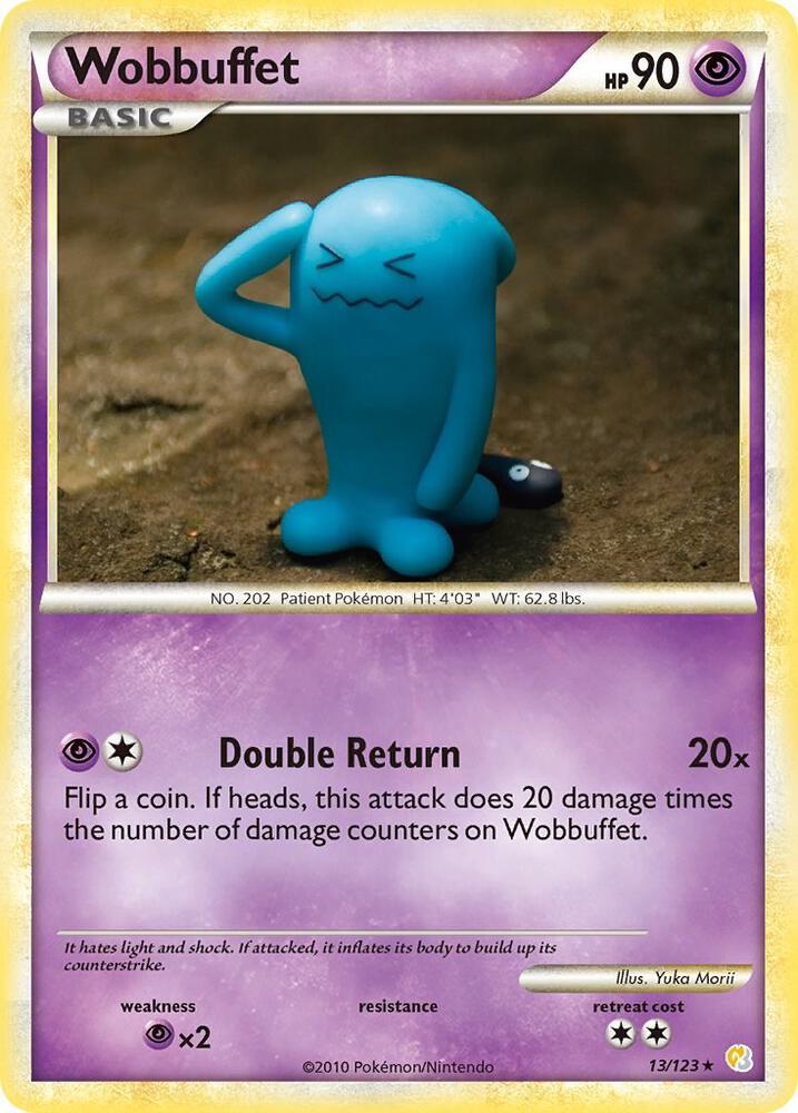Wobbuffet | HeartGold SoulSilver #13/123