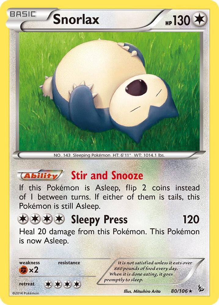 Snorlax | XY - Flashfire #80/106