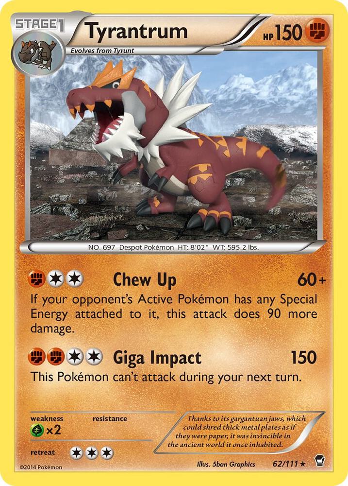 Tyrantrum | XY - Furious Fists #62/111