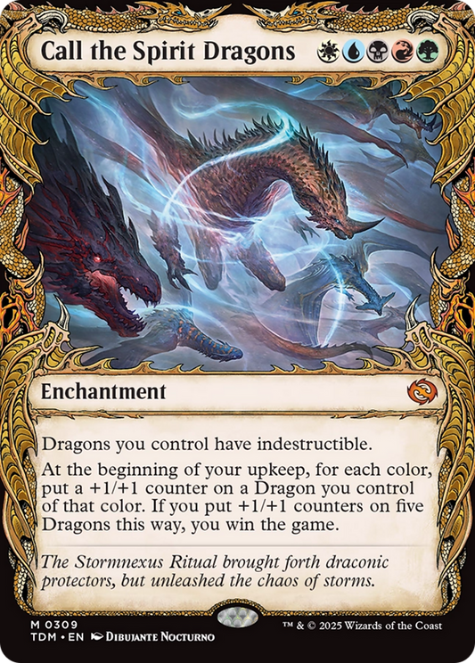 Call the Spirit Dragons | Tarkir: Dragonstorm #309