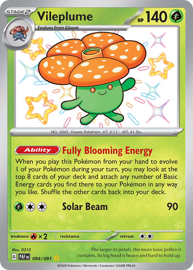 Vileplume | Paldean Fates #94 [holofoil]
