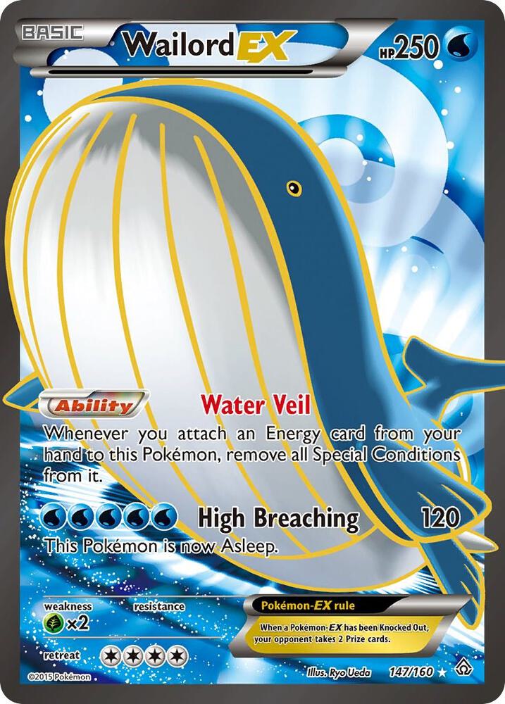 Wailord EX (147 Full Art) | XY - Primal Clash #147/160