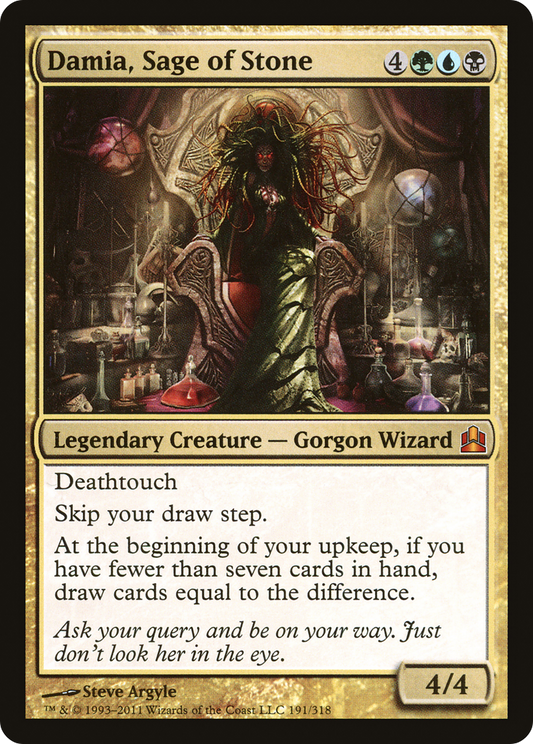 Damia, Sage of Stone | Commander 2011 #191