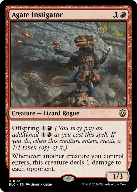 Agate Instigator | Bloomburrow Commander #21