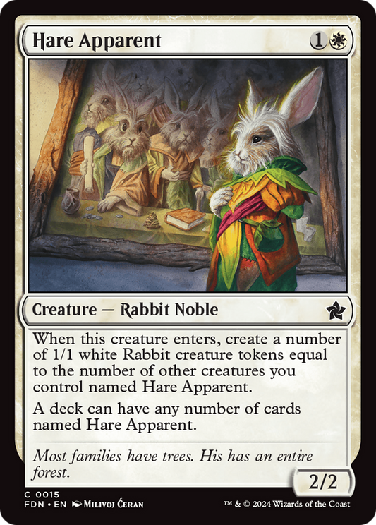 Hare Apparent | Foundations #15 [foil]