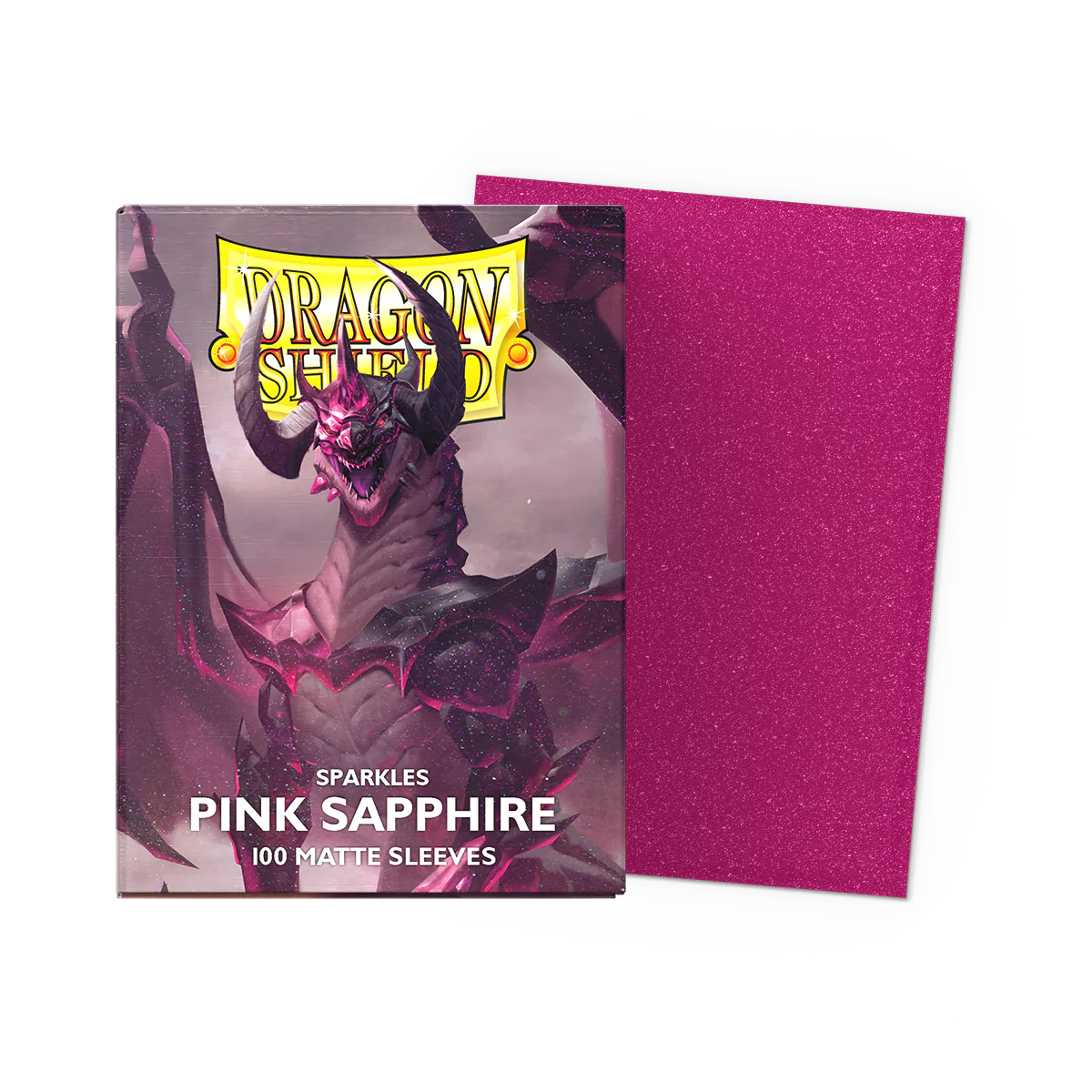 Dragon Shield Matte - Pink Sapphire Sparkles