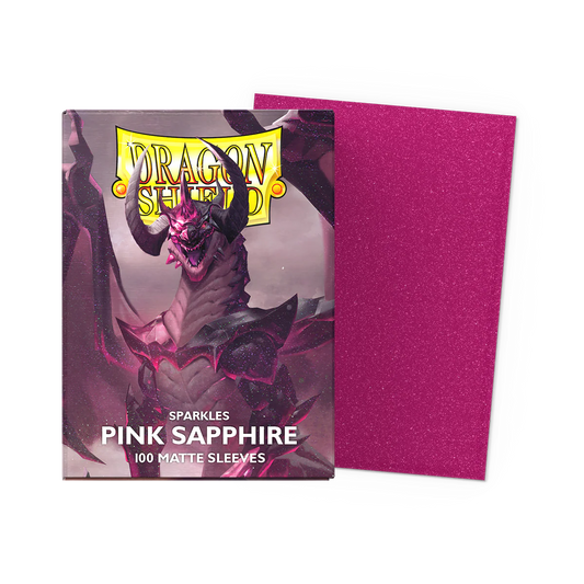 Dragon Shield Matte - Pink Sapphire Sparkles