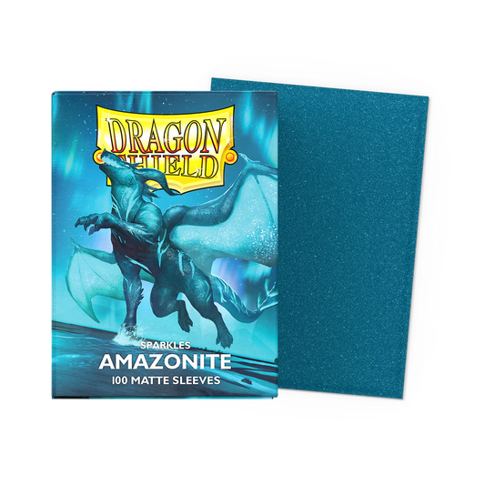 Dragon Shield Matte - Amazonite Sparkles
