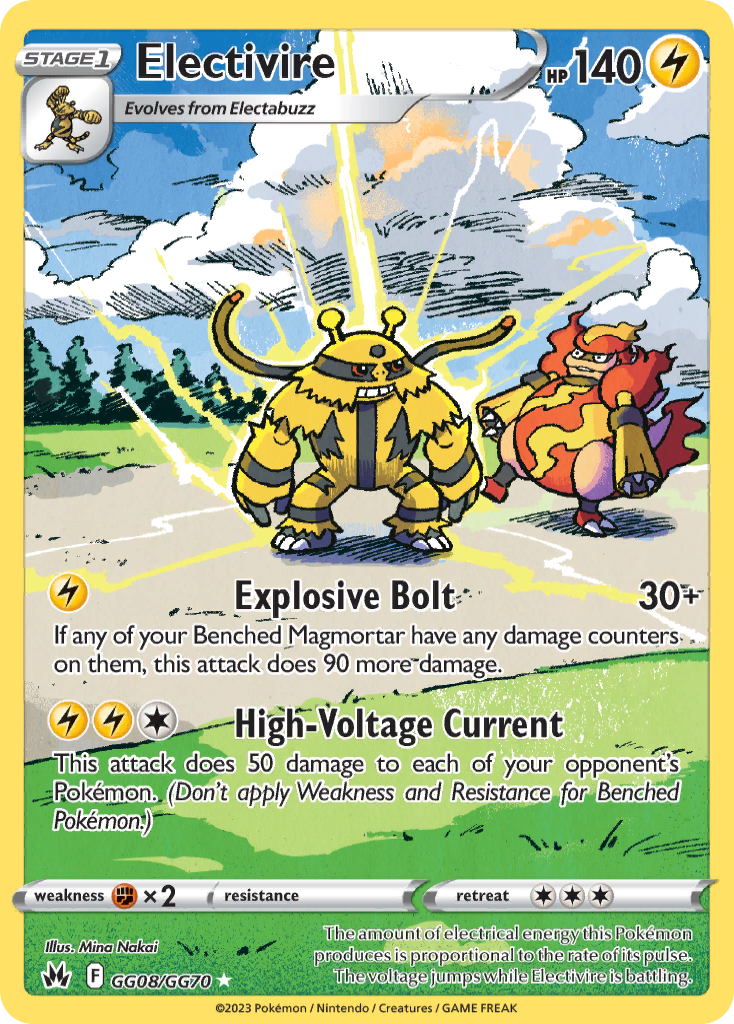 Electivire | Crown Zenith Galarian Gallery #GG08 [holofoil]