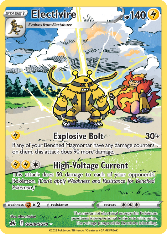 Electivire | Crown Zenith Galarian Gallery #GG08 [holofoil]