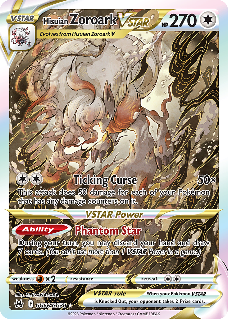 Hisuian Zoroark VSTAR | Crown Zenith Galarian Gallery #GG56 [holofoil]