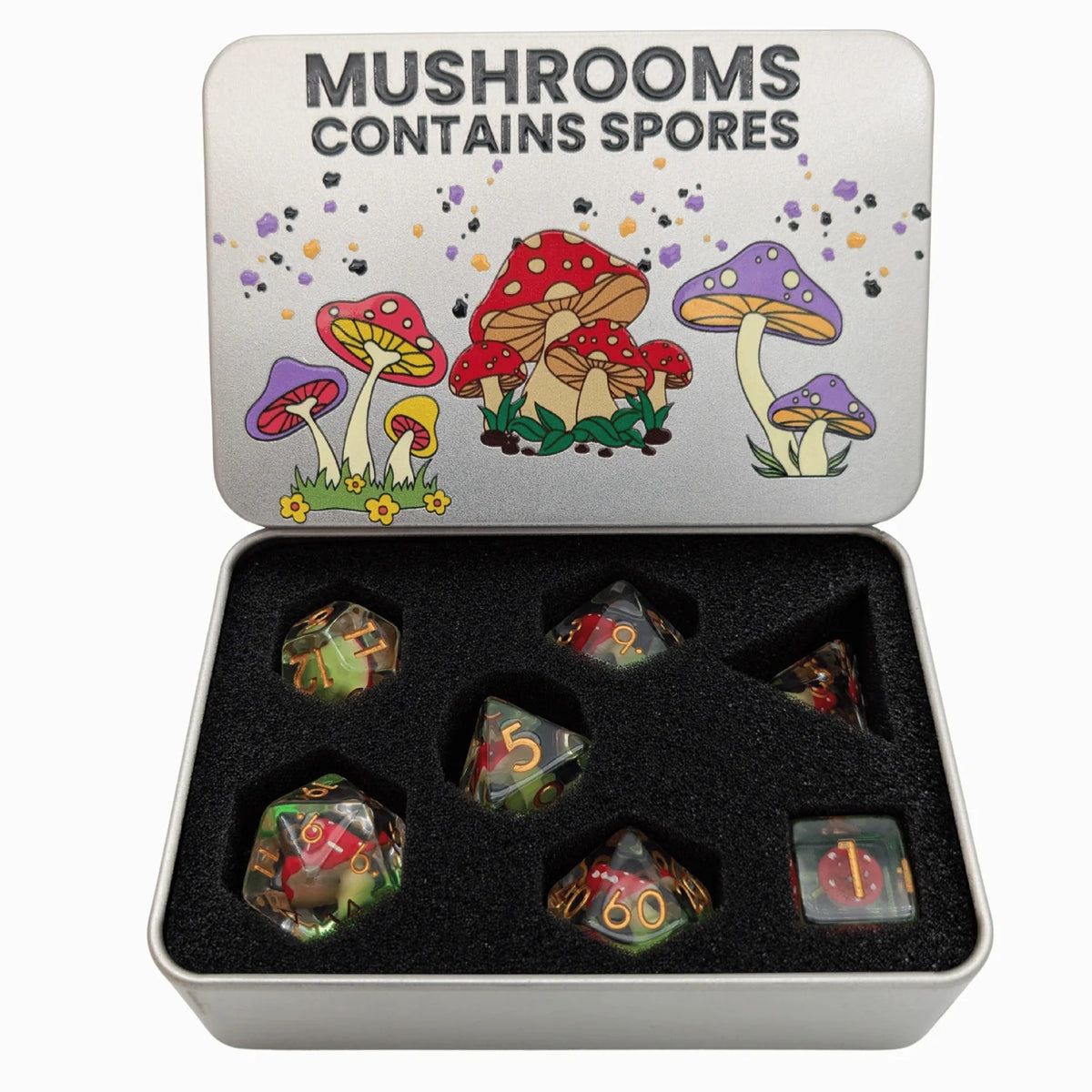 Mystery Dice Goblin: Mushroom Dice Tin