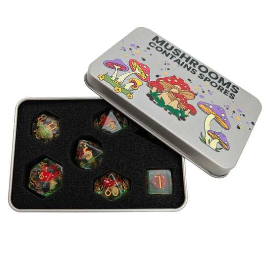 Mystery Dice Goblin: Mushroom Dice Tin