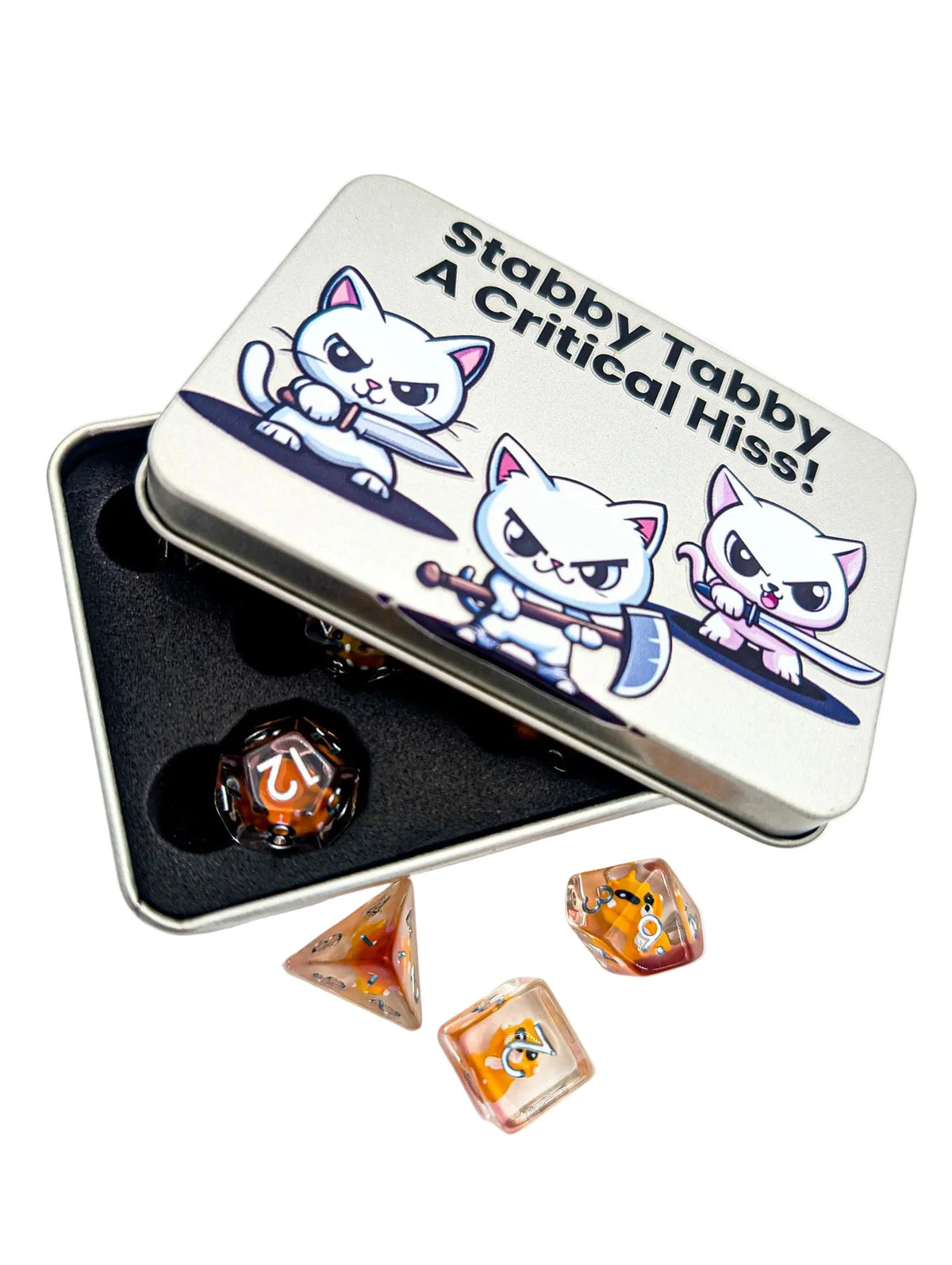 Mystery Dice Goblin: Cat Dice Tin (Stabby Tabby)