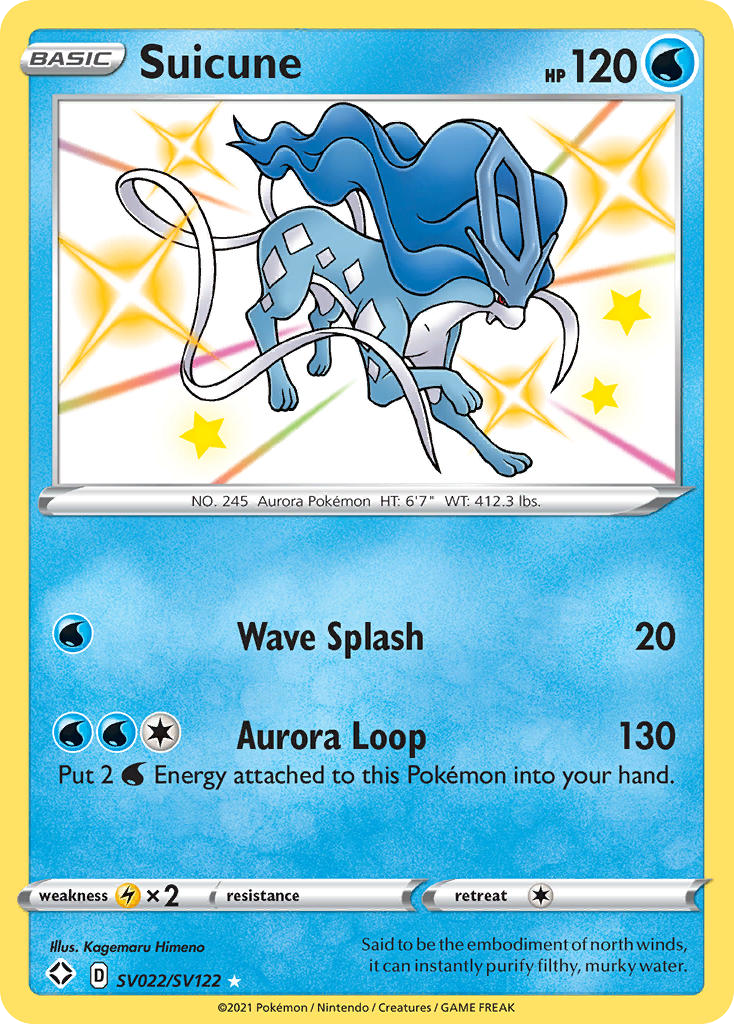 Suicune | Shining Fates Shiny Vault #SV022 [holofoil]