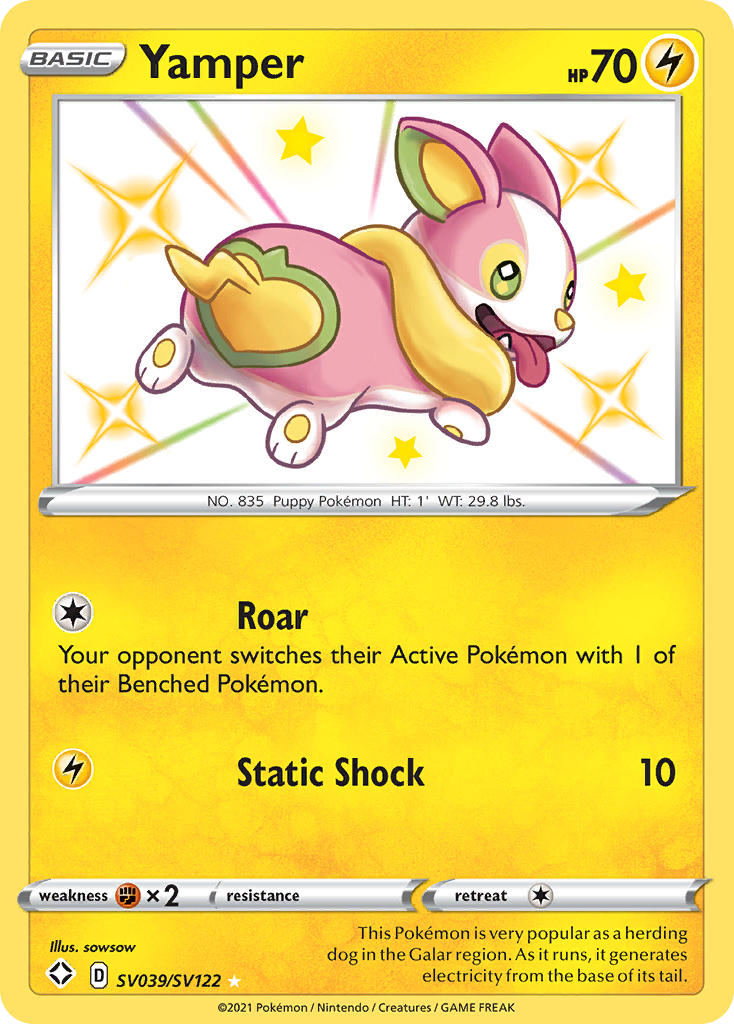 Yamper | Shining Fates Shiny Vault #SV039 [holofoil]