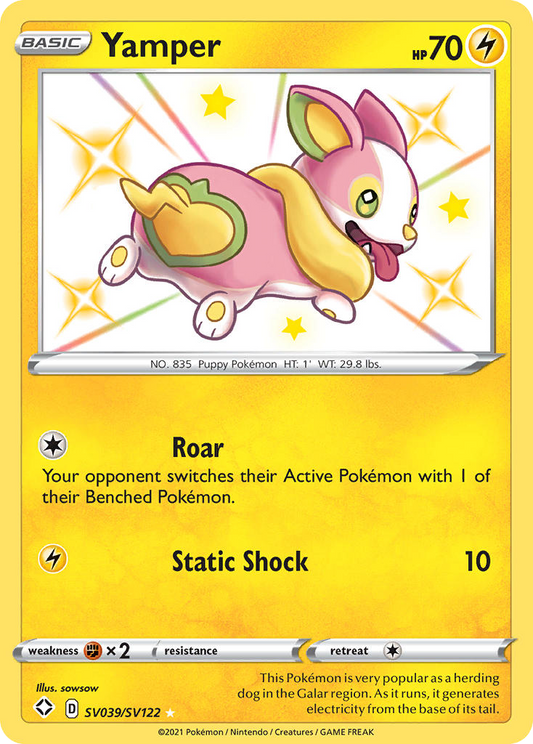 Yamper | Shining Fates Shiny Vault #SV039 [holofoil]