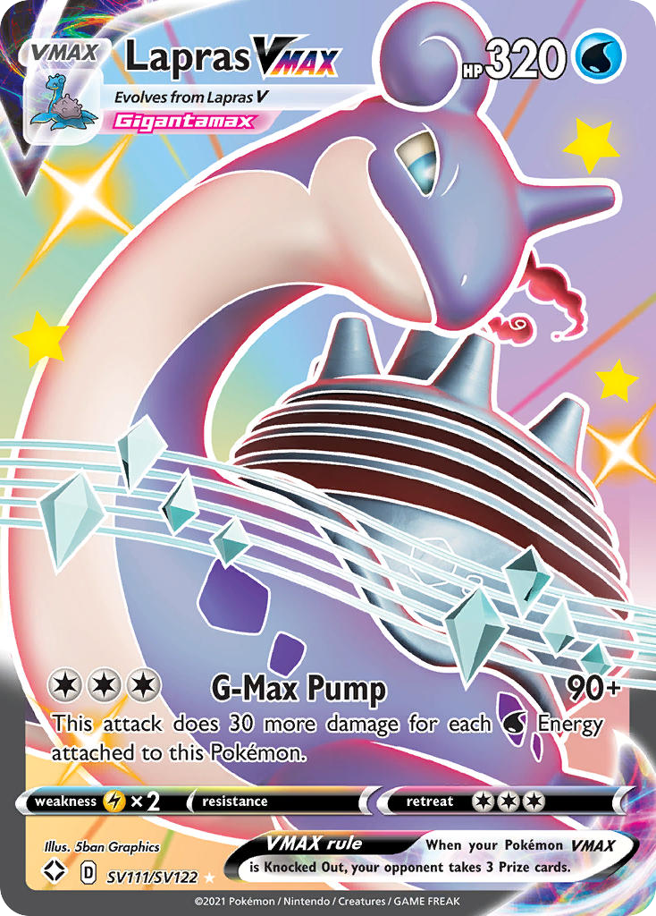 Lapras VMAX | Shining Fates Shiny Vault #SV111 [holofoil]