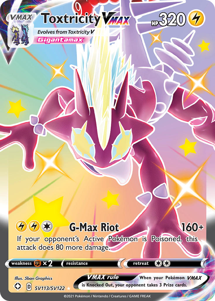 Toxtricity VMAX | Shining Fates Shiny Vault #SV113 [holofoil]