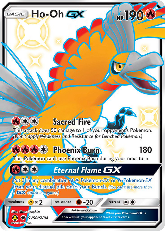 Ho-Oh-GX | Hidden Fates Shiny Vault #SV50 [holofoil]
