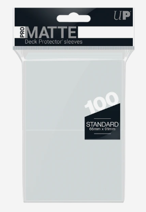 Ultra Pro Clear 100Ct Pro Matte Sleeves
