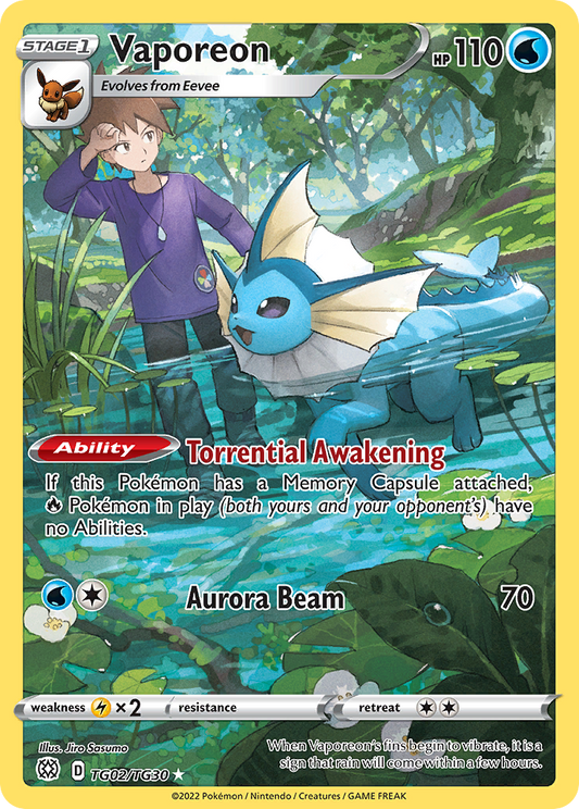 Vaporeon | Brilliant Stars Trainer Gallery #TG02 [holofoil]