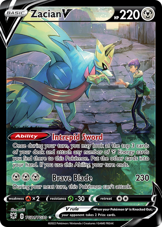 Zacian V | Astral Radiance Trainer Gallery #TG21 [holofoil]
