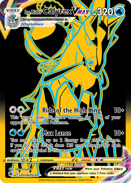Ice Rider Calyrex VMAX | Astral Radiance Trainer Gallery #TG29 [holofoil]