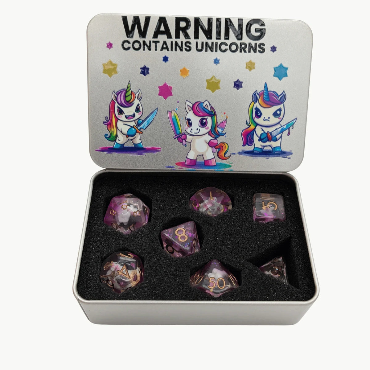 Mystery Dice Goblin: Unicorn Dice Tin