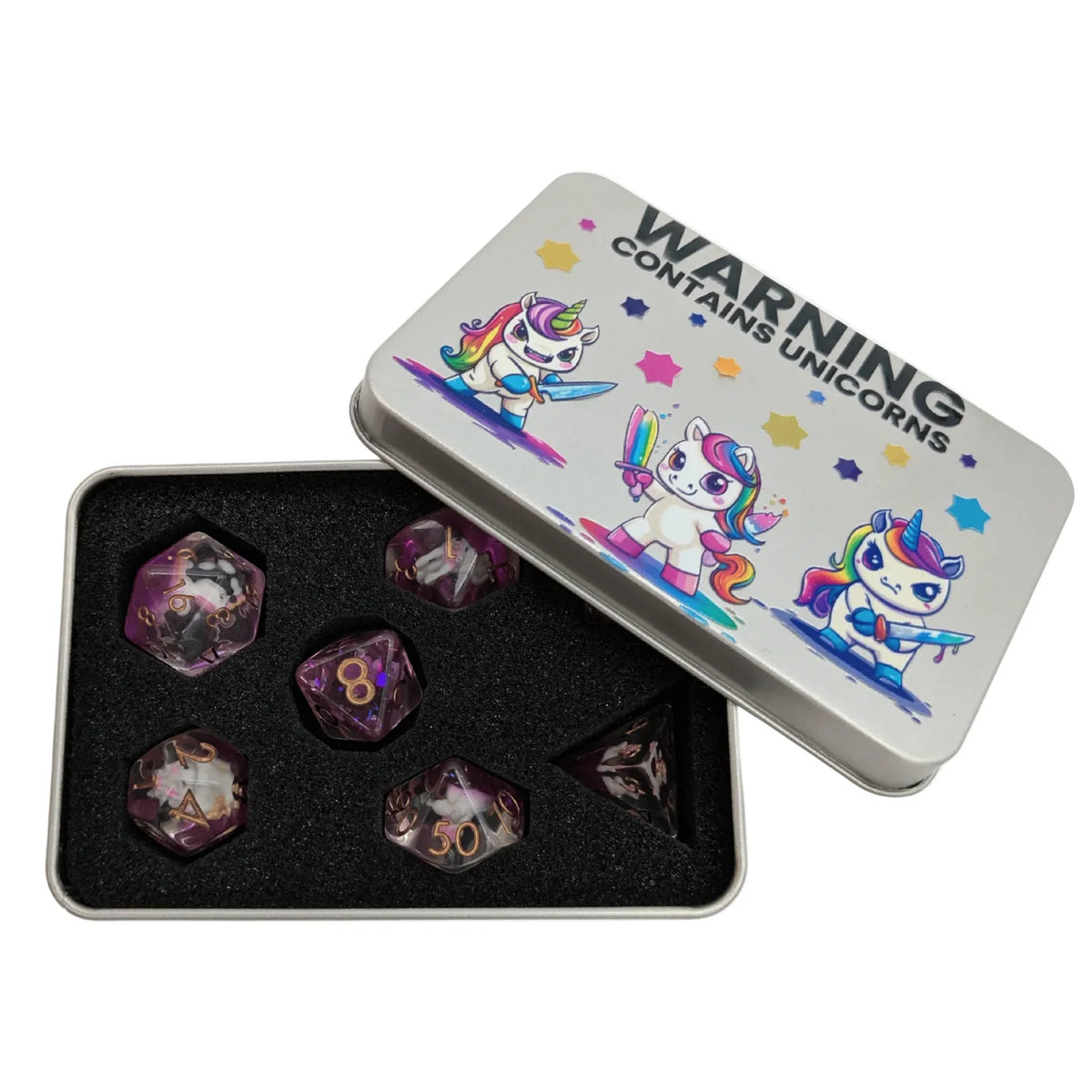 Mystery Dice Goblin: Unicorn Dice Tin