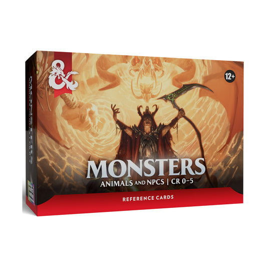 Dungeons & Dragons: Reference Cards Monsters: Animals & NPCs