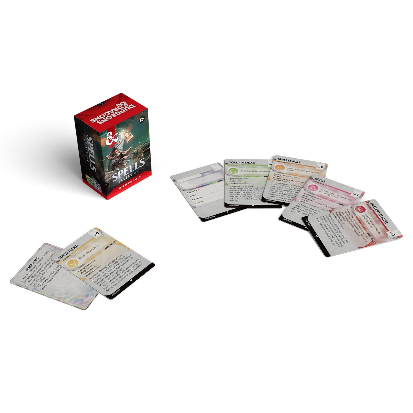 Dungeons & Dragons: Reference Cards Spells: Level 0-1