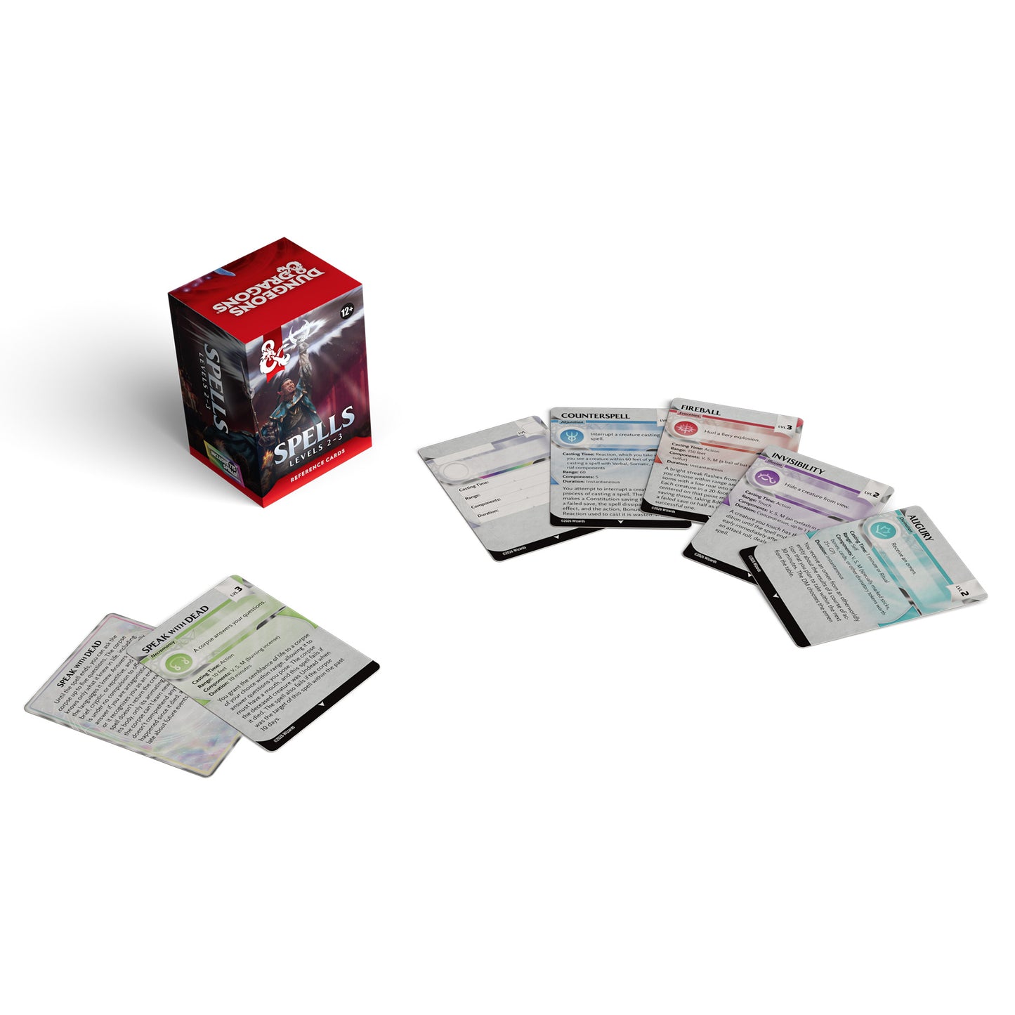 Dungeons & Dragons: Reference Cards Spells: Level 2-3