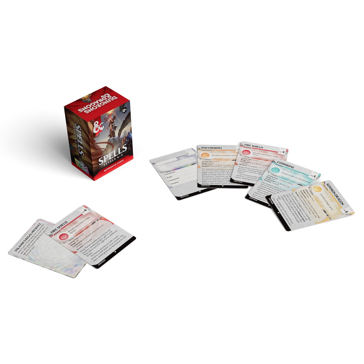 Dungeons & Dragons: Reference Cards Spells: Level 4-5