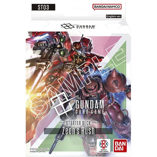 Gundam TCG Starter Deck - ST03 Zeon's Rush