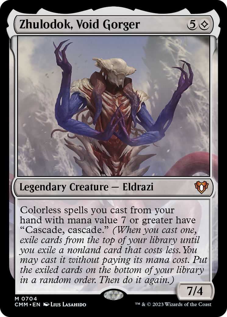 Zhulodok, Void Gorger | Commander Masters #704 [foil]