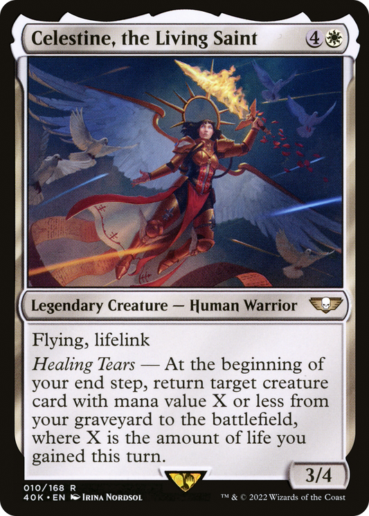 Celestine, the Living Saint | Warhammer 40,000 Commander #10