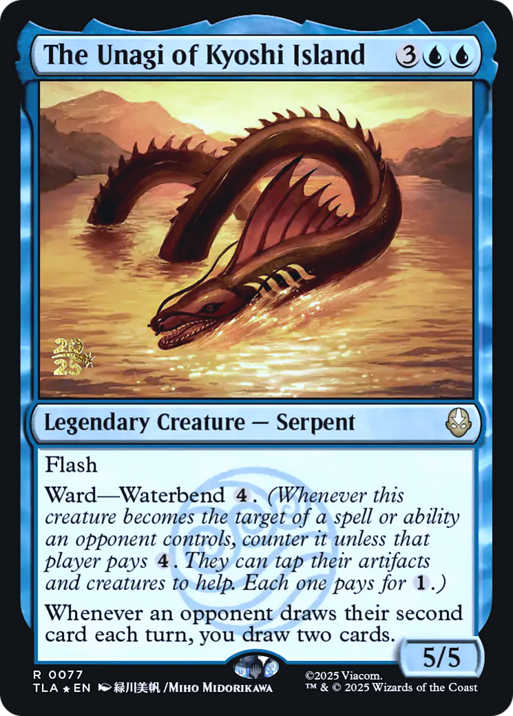 The Unagi of Kyoshi Island | Avatar: The Last Airbender Promos #77s [foil]