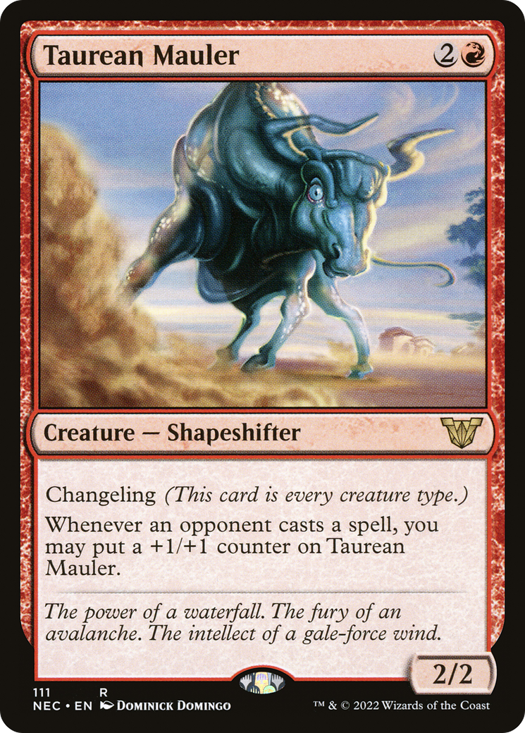 Taurean Mauler | Neon Dynasty Commander #111