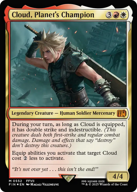 Cloud, Planet's Champion | Final Fantasy #552 [foil]