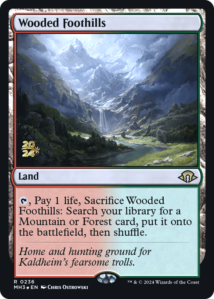 Wooded Foothills | Modern Horizons 3 Promos #236s [foil]