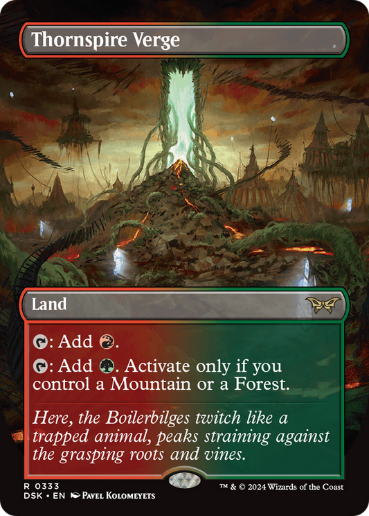 Thornspire Verge | Duskmourn: House of Horror #333 [foil]