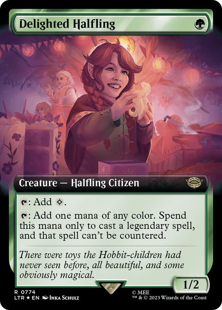 Delighted Halfling | The Lord of the Rings: Tales of Middle-earth #774 [foil]