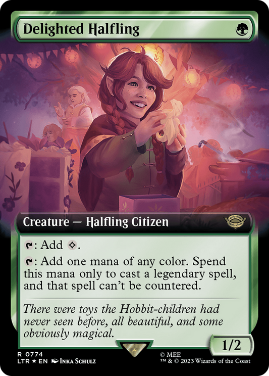 Delighted Halfling | The Lord of the Rings: Tales of Middle-earth #774 [foil]