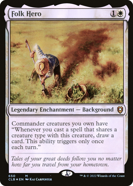Folk Hero | Commander Legends: Battle for Baldur's Gate #650 [foil]