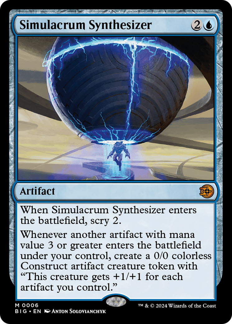 Simulacrum Synthesizer | The Big Score #6 [foil]