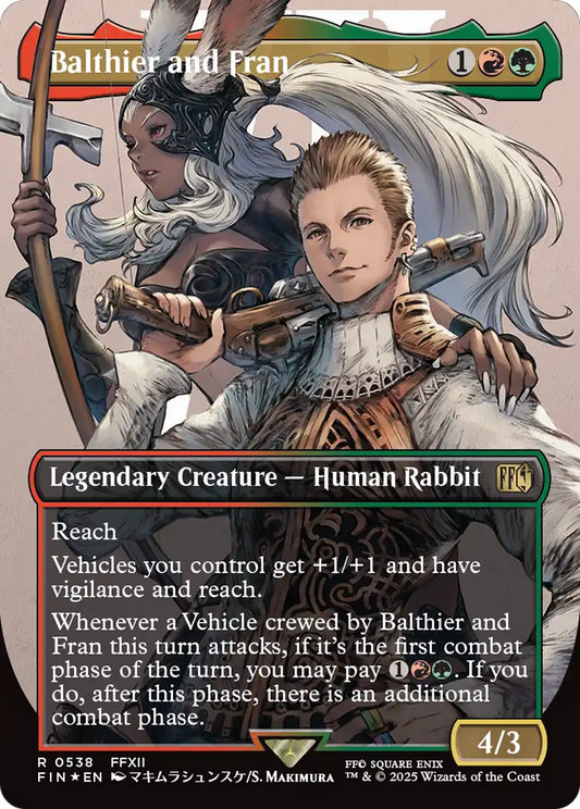 Balthier and Fran | Final Fantasy #538 [foil]